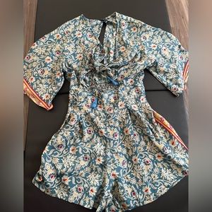 Printed romper